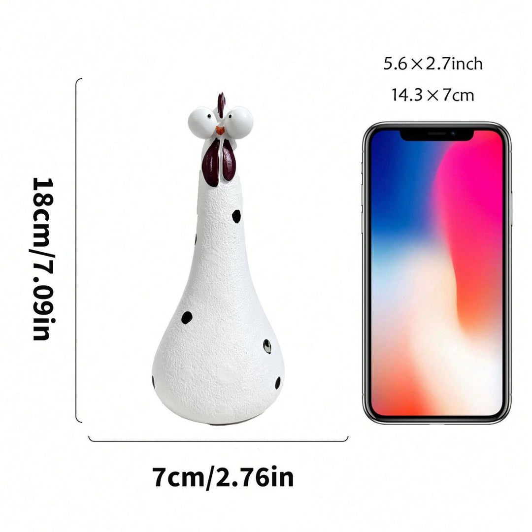 Playful Decorative Chicken Figurine