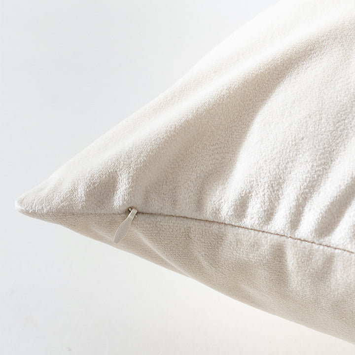 Large decorative cushion with cotton-linen cover and soft inner filling