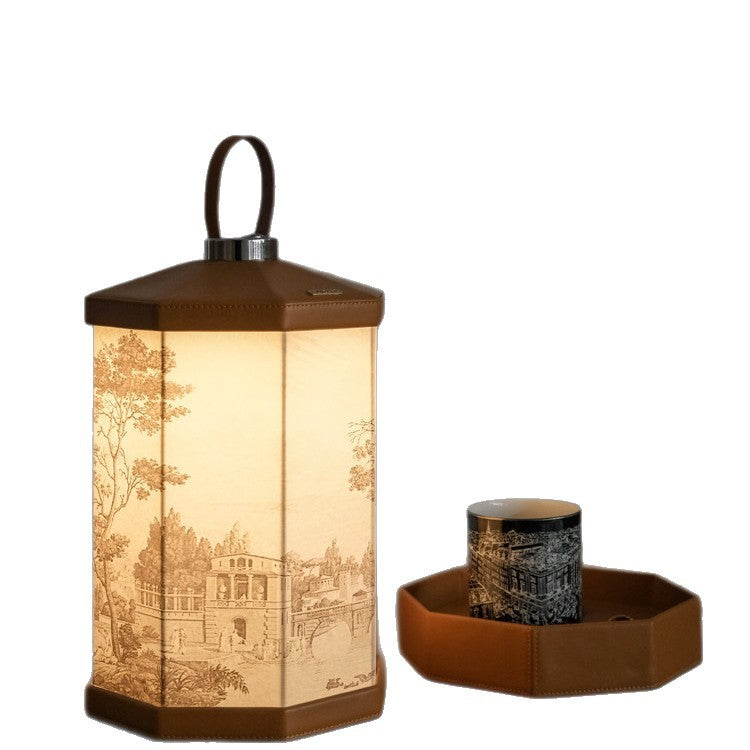 Portable decorative lantern