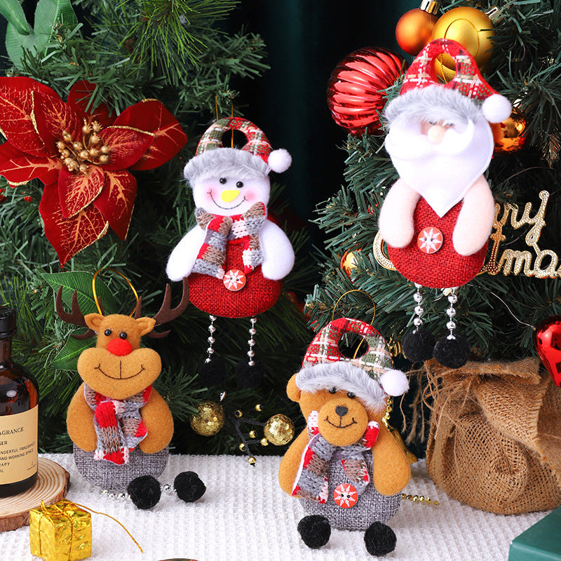 Decorative Christmas reindeer made of felt