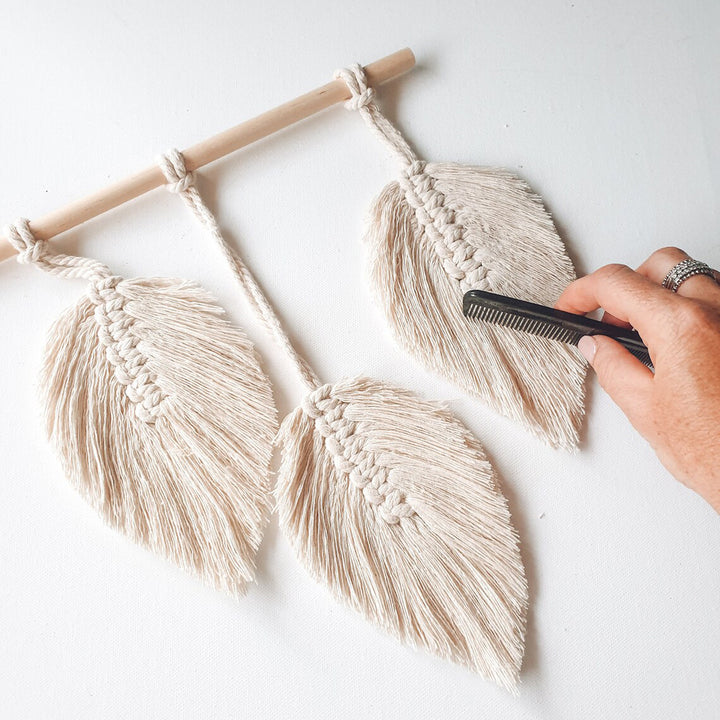 Decorative Leaf Macrame Wall Hanging