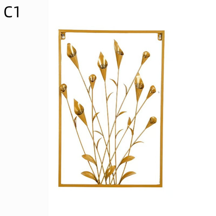 Floral Metal Wall Artwork