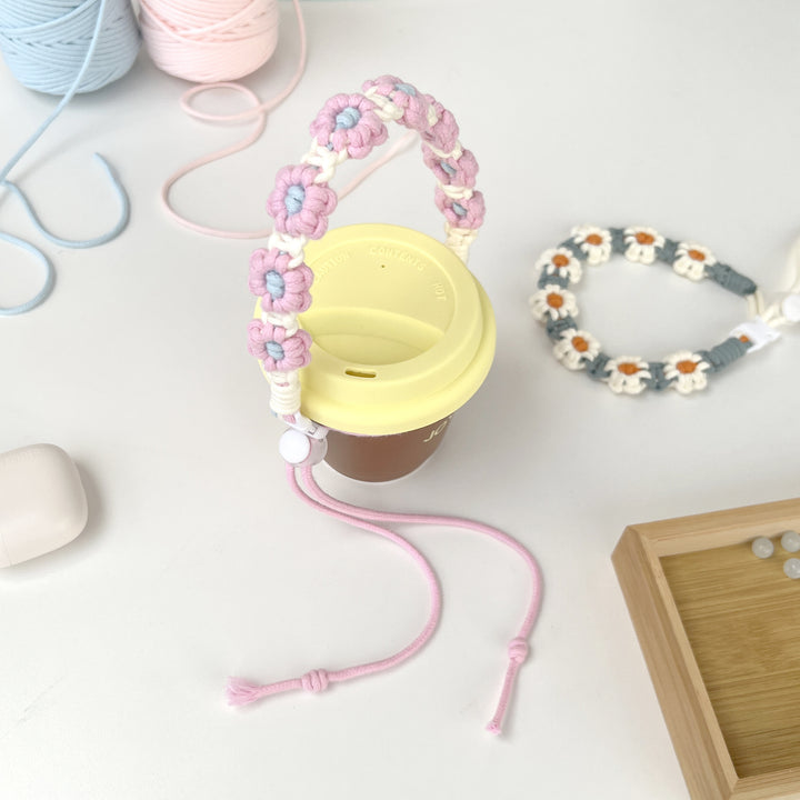 Decorative Flower Macrame Eyewear Holder
