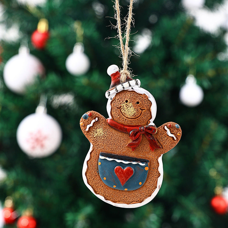 Decorative Christmas figure in gingerbread man design