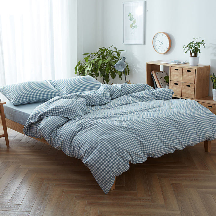 Decorative Modern Grid Pattern Bedding Set Avarnia