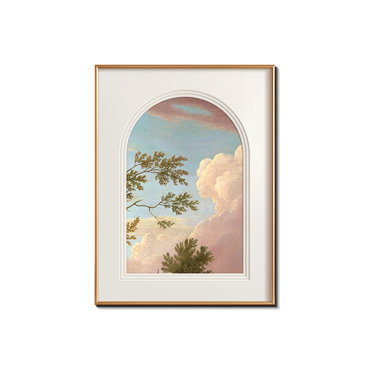 Aesthetic Framed Landscape Art Print