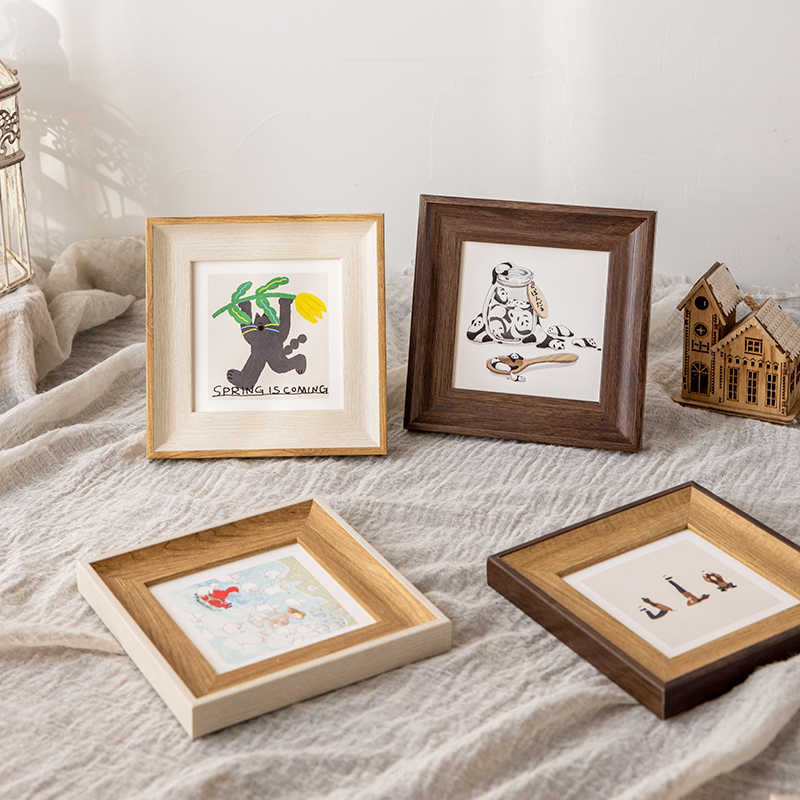 Artistic Framed Yoga Illustration