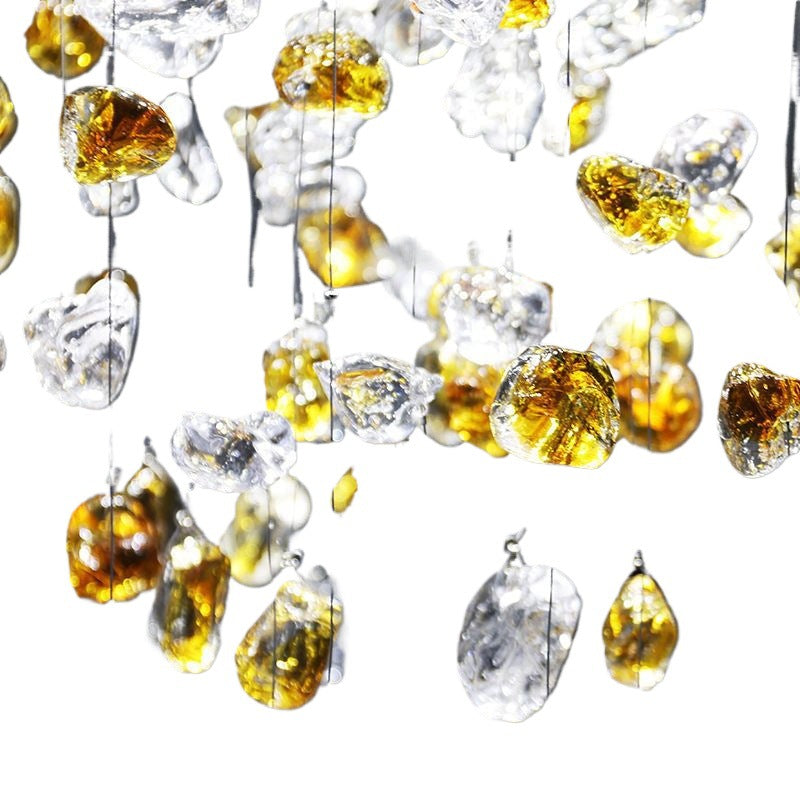 Crystal Cascade Ceiling Chandelier