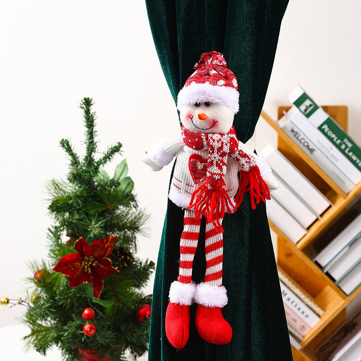 Decorative Santa Claus Curtain Holders