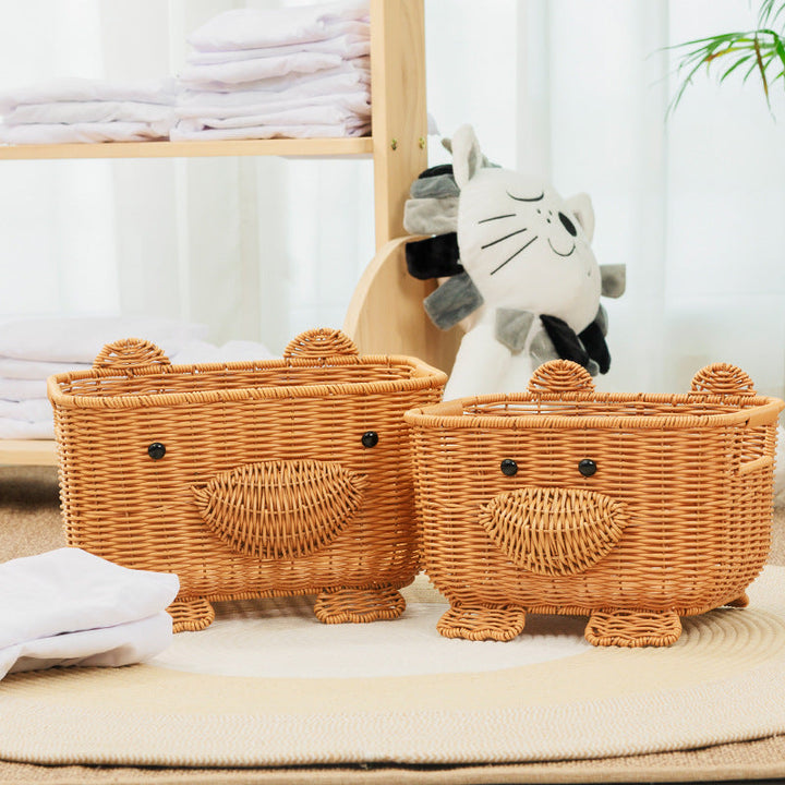Decorative Animal-Themed Storage Basket