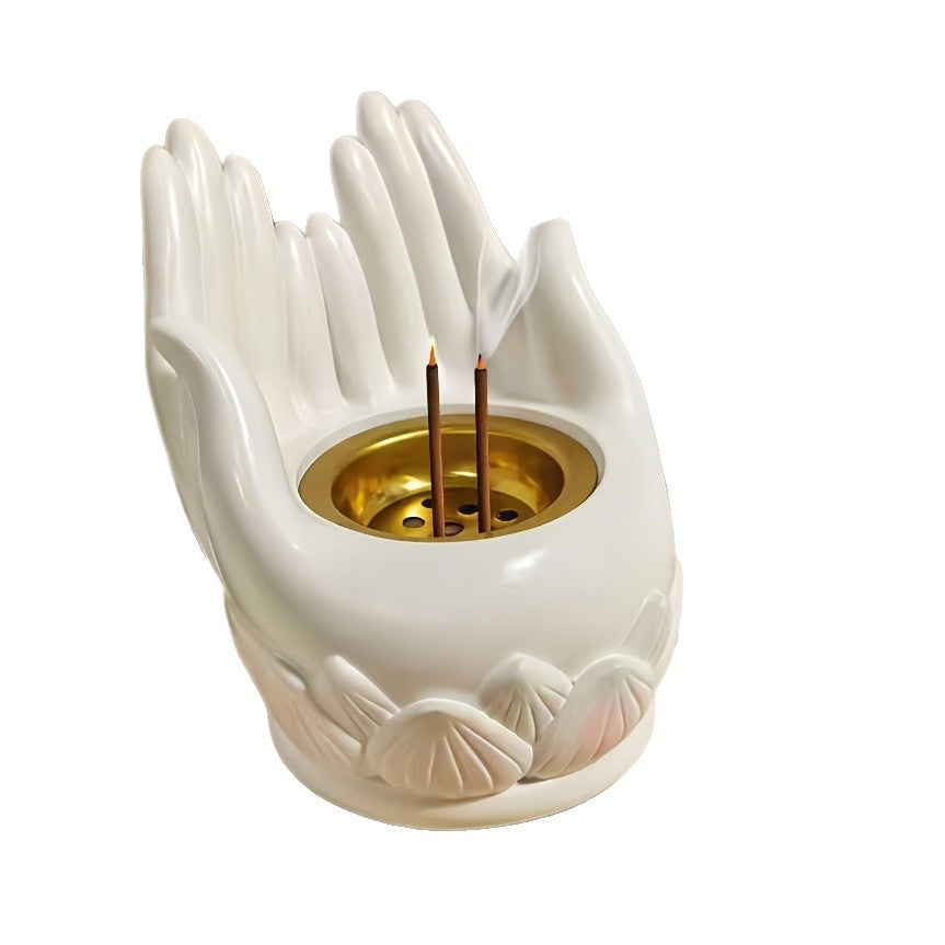 Decorative Hand-Shaped Incense Holder