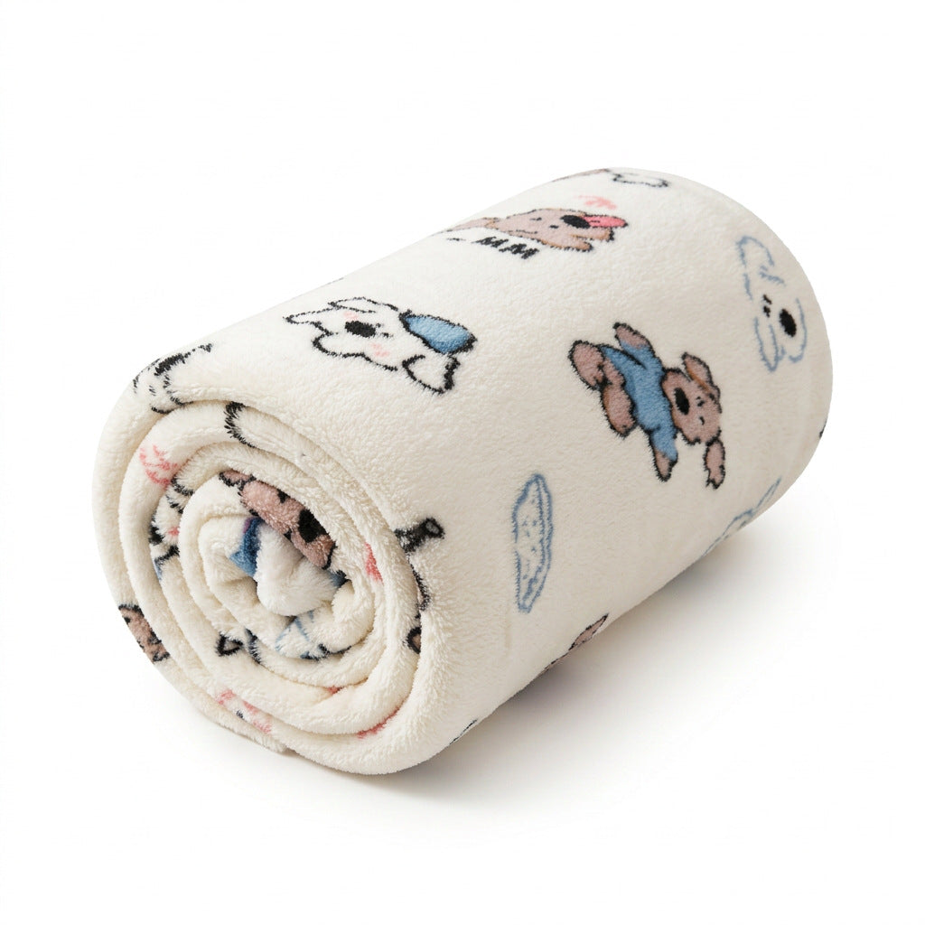 Cute Cartoon Print Snuggle Blanket
