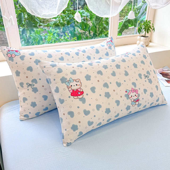 Whimsical Cartoon-Themed Duvet Cover Set