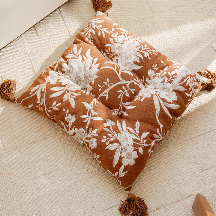 Botanical Print Throw Pillow