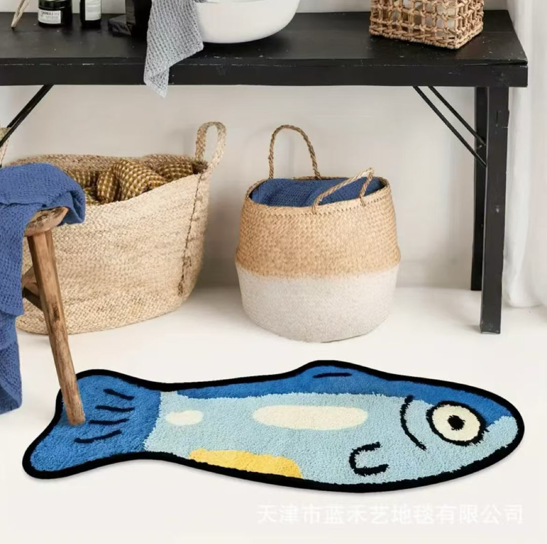 Wave Pattern Plush Area Rug