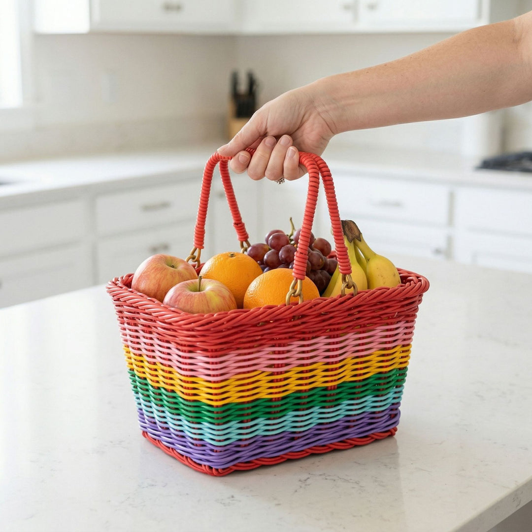 Basket with sturdy handles