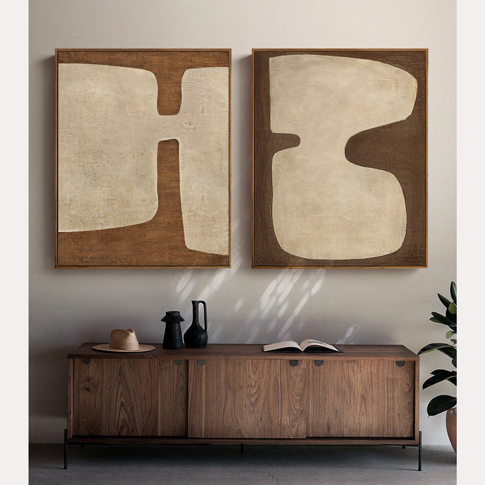 Abstract Minimalist Framed Artwork
