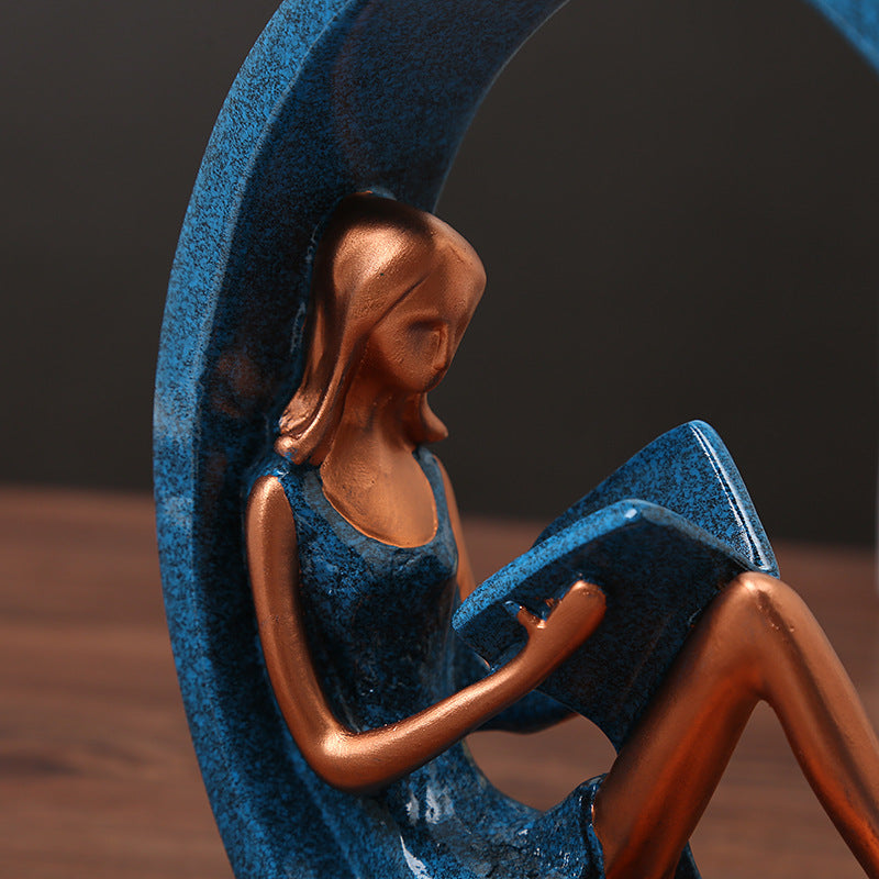 Decorative art figure in modern design
