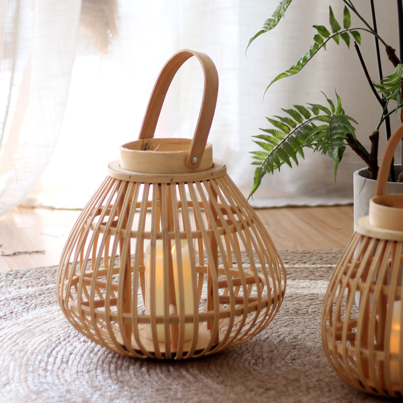 Natural Rattan Lantern