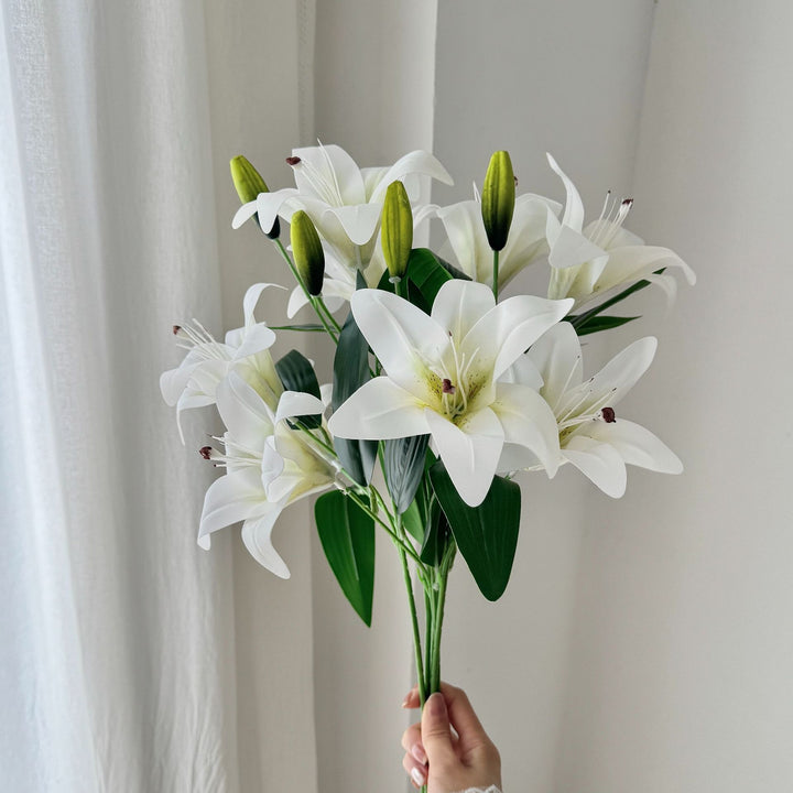 Decorative Faux Lily Stem for Floral Arrangements