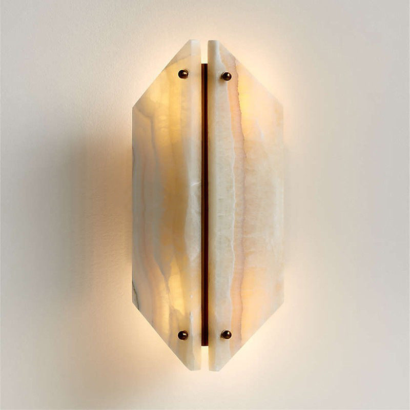 Elegant Stone Wall Sconce