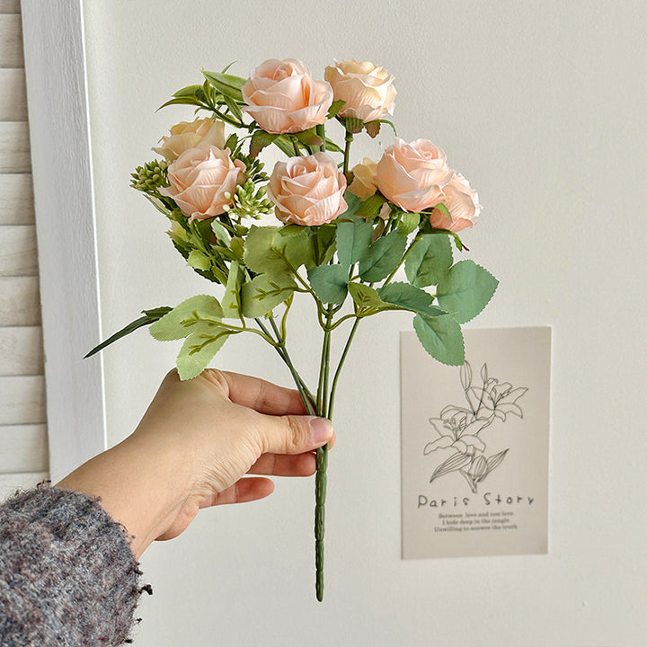 Realistic Artificial Rose Bouquet