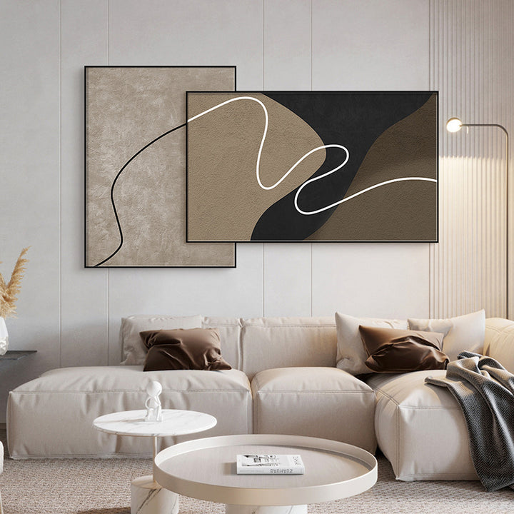 Abstract Textured Wall Art Decoration