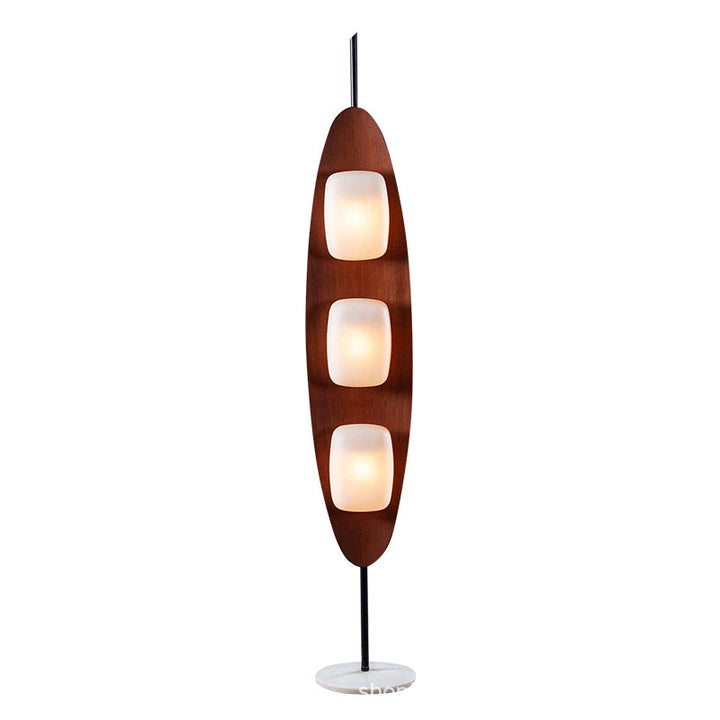 Artistic curved floor lamp