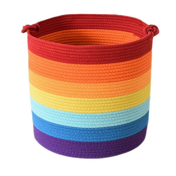 Modern storage basket with handles