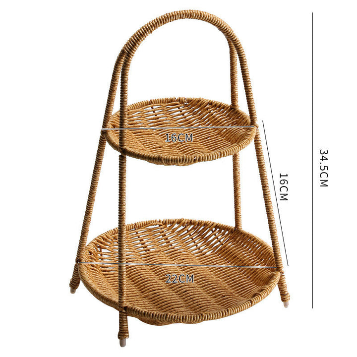 Handcrafted Wicker Storage Basket