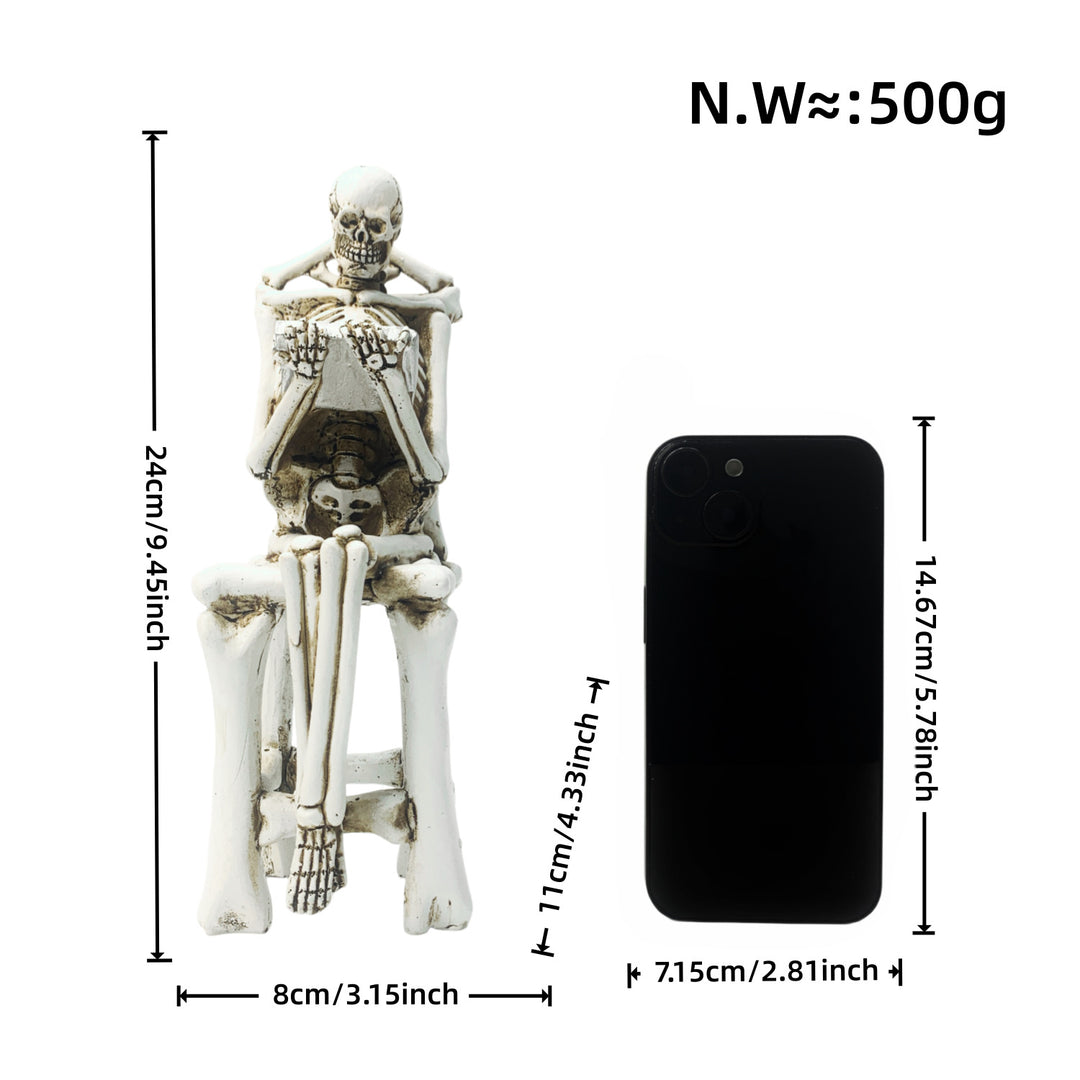 Artistic skeleton figure