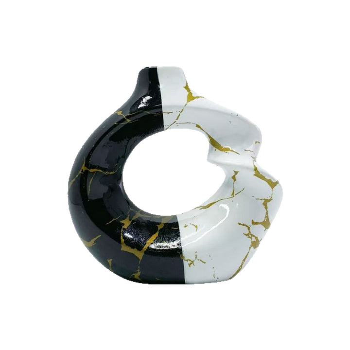 Modernist sculpture in abstract form