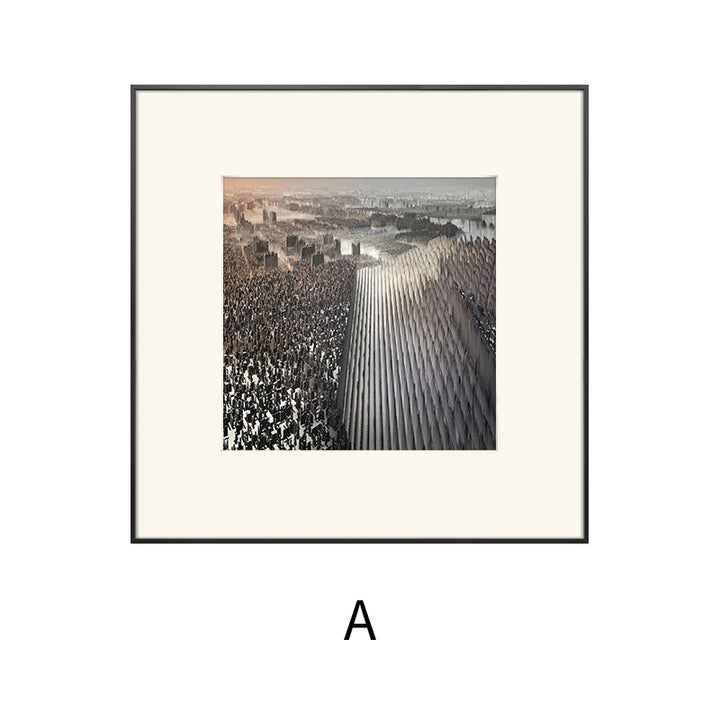 Framed Abstract Landscape Wall Art