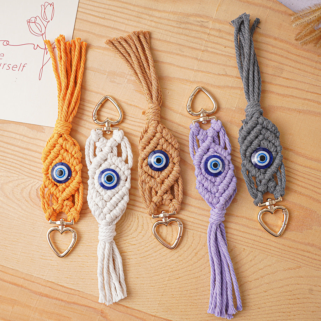 Decorative Macrame Keychain Holder