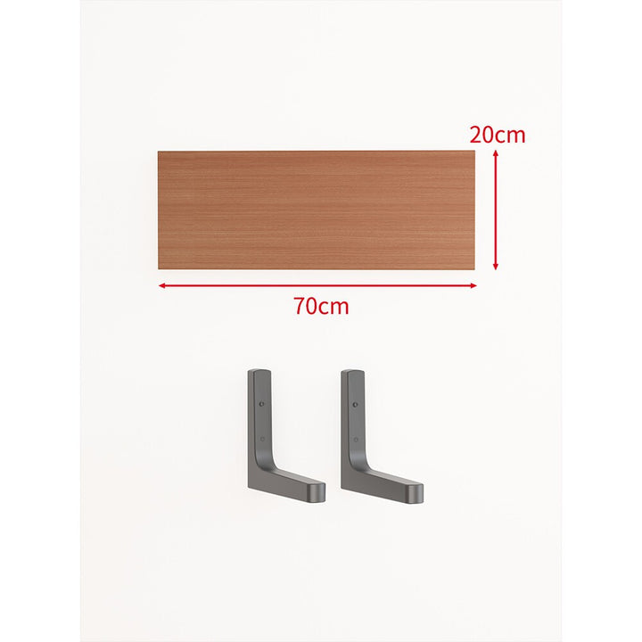Long Narrow Floating Wall Shelf Kit with Concealed Heavy-Duty Brackets