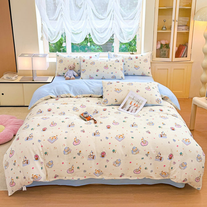 Playful Cartoon-Themed Comforter Set