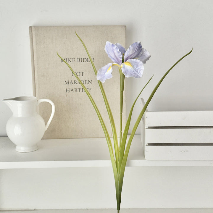 Elegant Faux Iris Floral Arrangement
