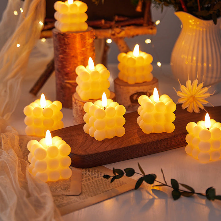 Elegant LED Tea Lights with Curved Design