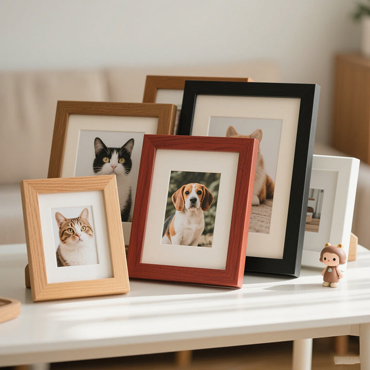 Decorative Wooden Photo Frames Set