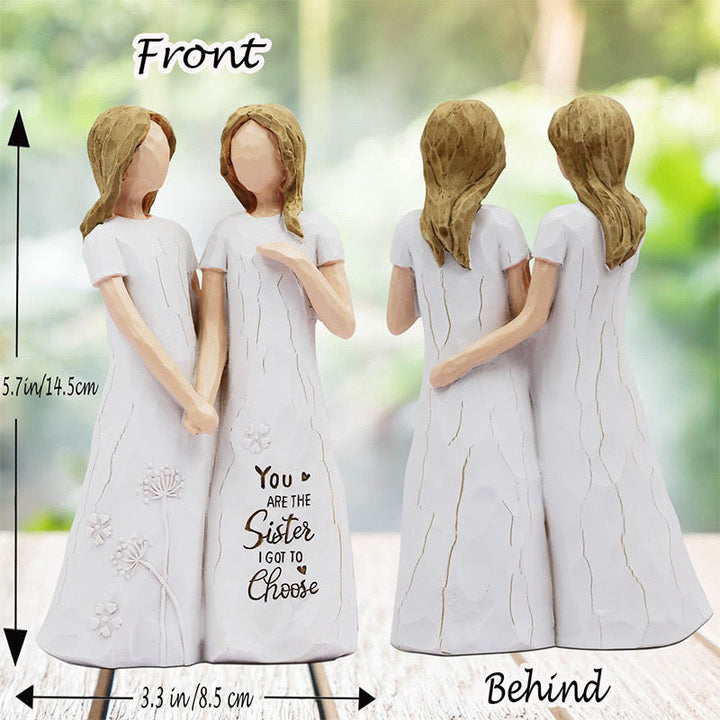 Sister Bonding Figurine