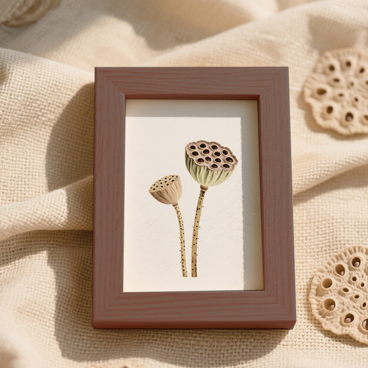 Decorative Botanical Illustration Frame