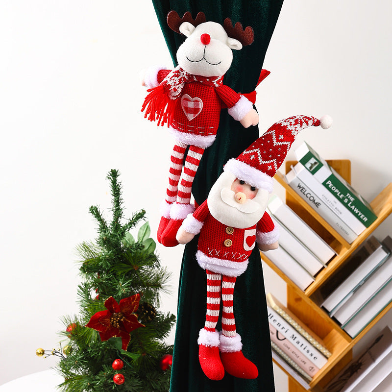 Decorative Santa Claus Curtain Holders