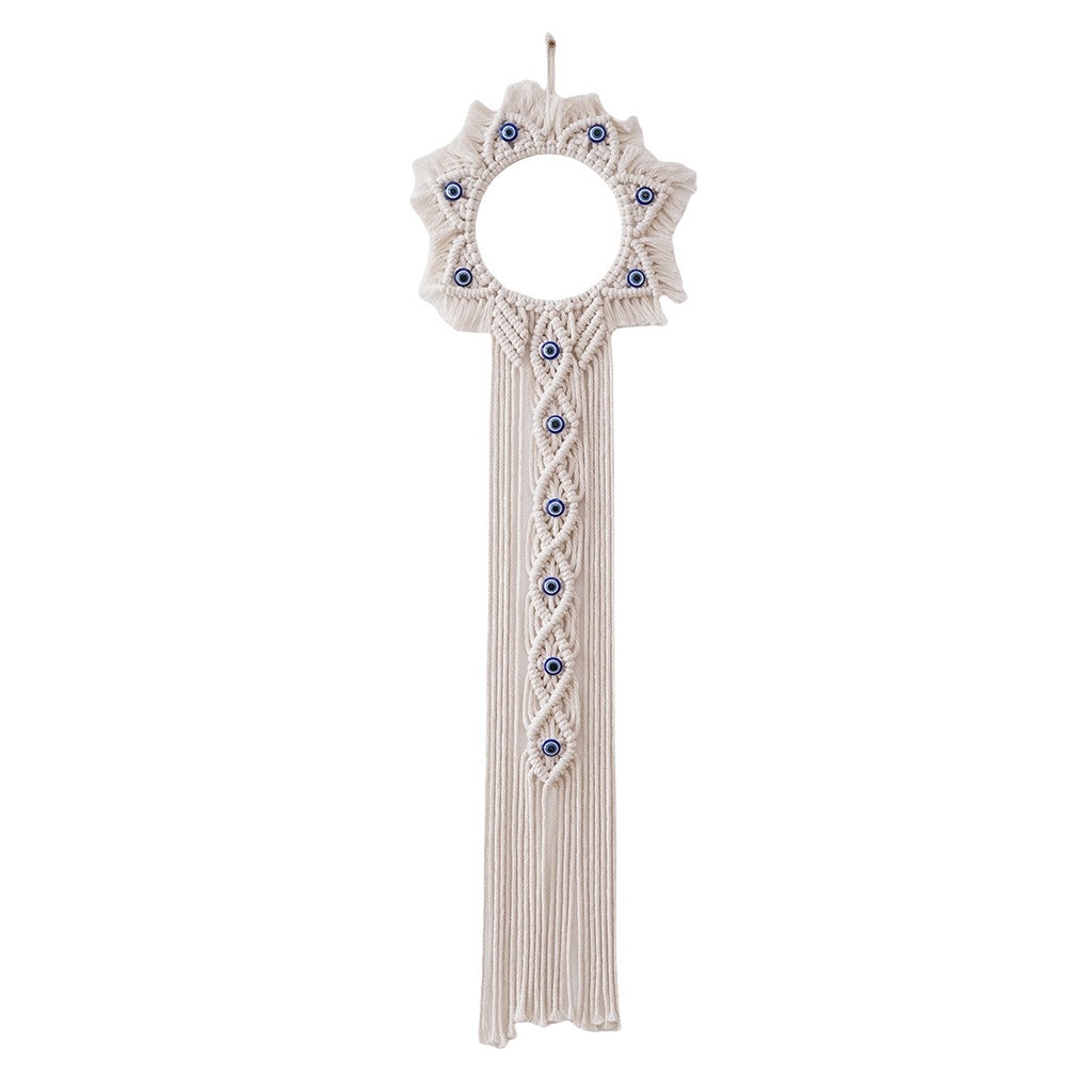 Decorative Macramé Sun-Shaped Wall Hanging