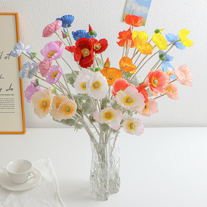 Decorative Art Poppy Bouquet
