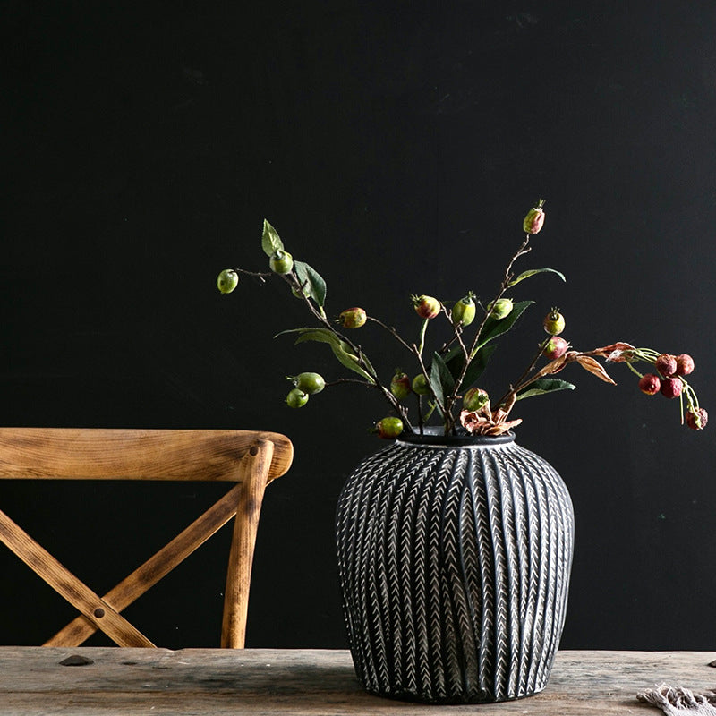 Stylish ceramic vase