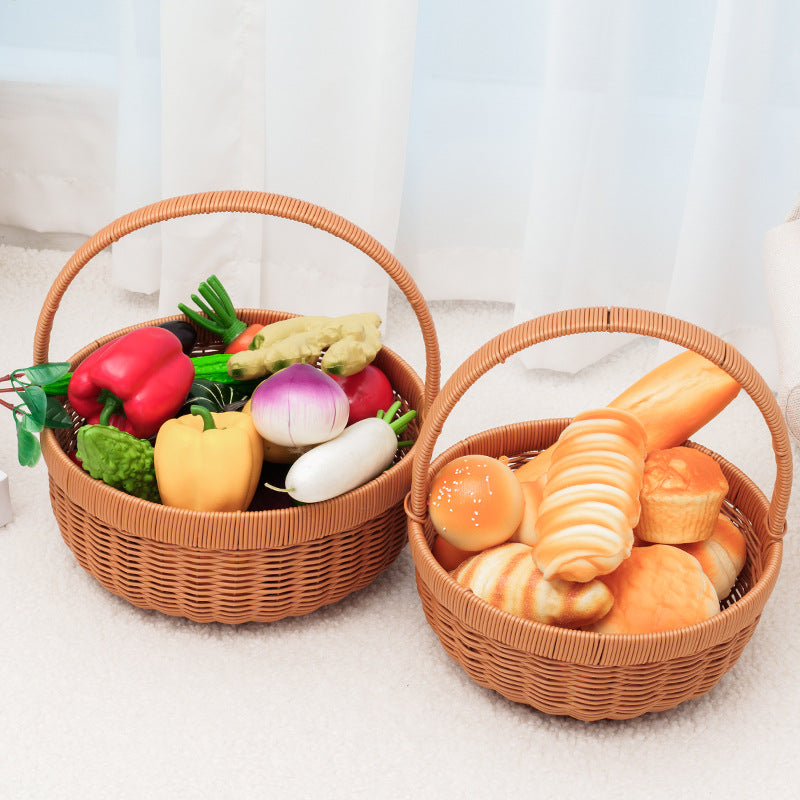 Stylish Woven Storage Basket with Lid