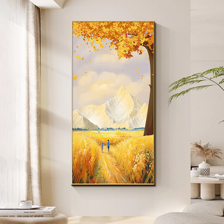 Framed Autumn Landscape Art Print