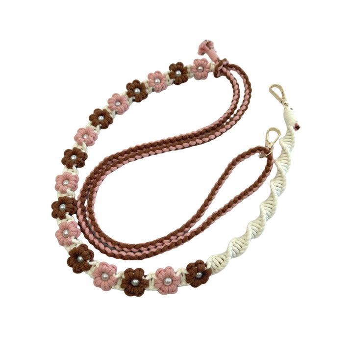 Stylish Floral Embroidered Dog Leash