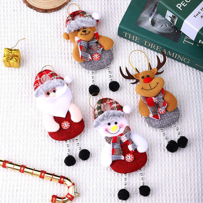 Decorative Christmas reindeer made of felt