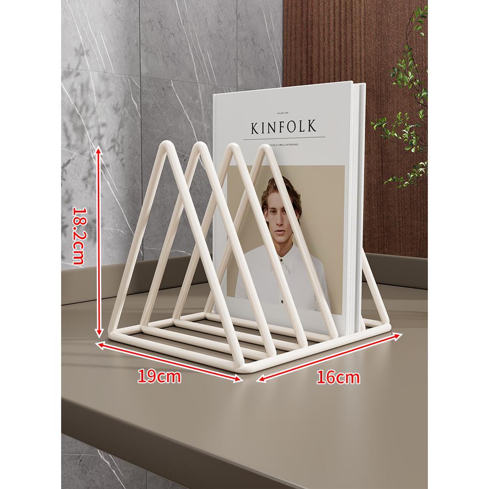 Expandable Accordion Metal Magazine and Book Organizer Rack